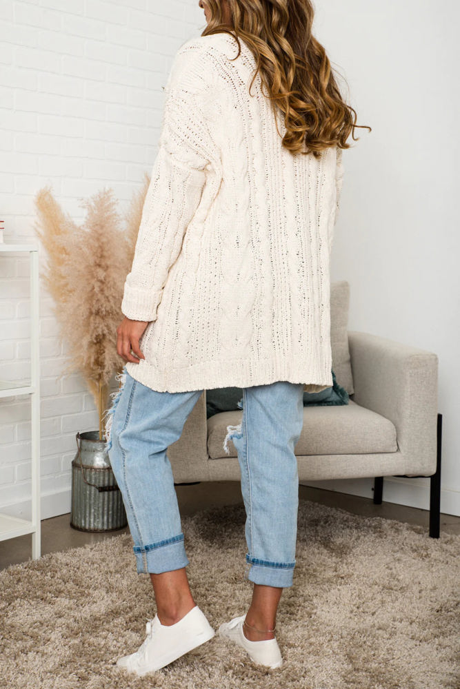 Super Soft Cable knit Cardigan