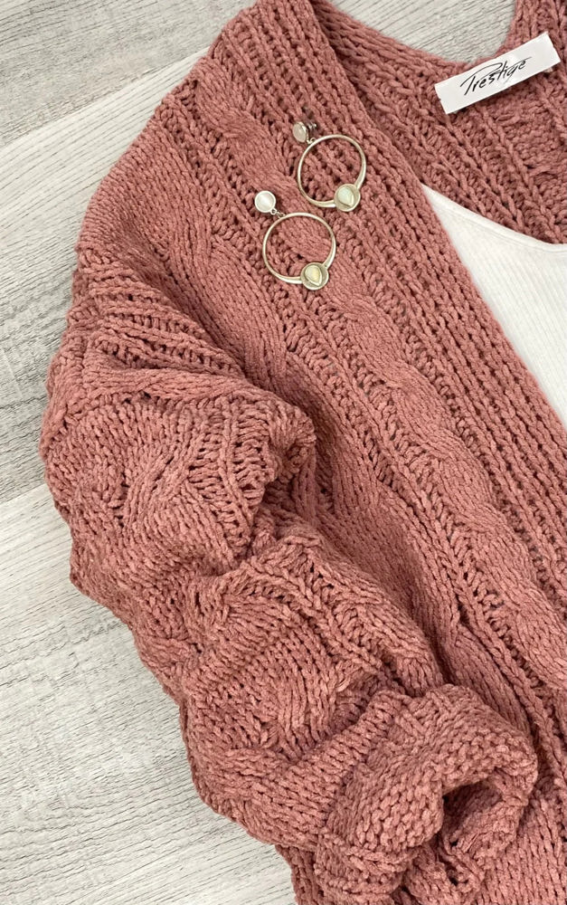 Super Soft Cable knit Cardigan