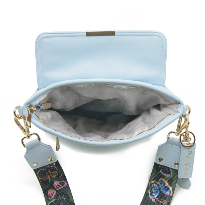 Crossbody Laptop Bag - Sky Blue
