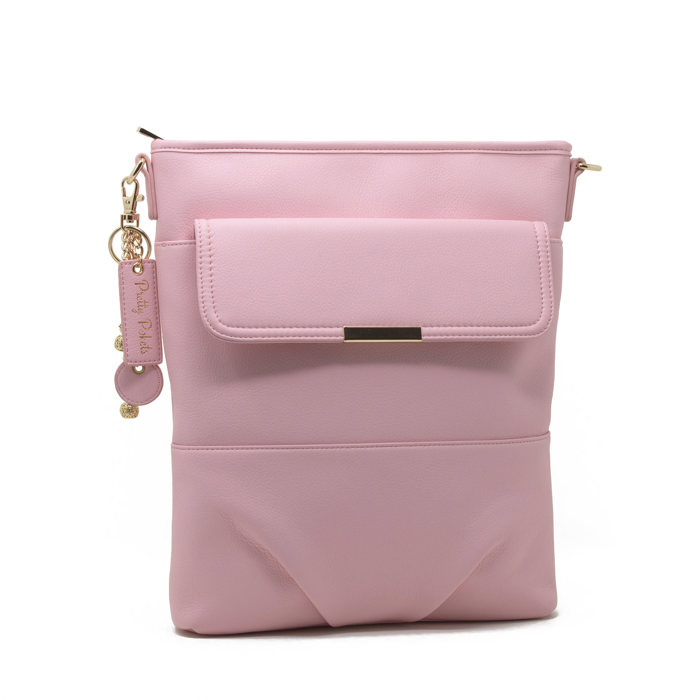 Crossbody Laptop Bag - Mimi Pink