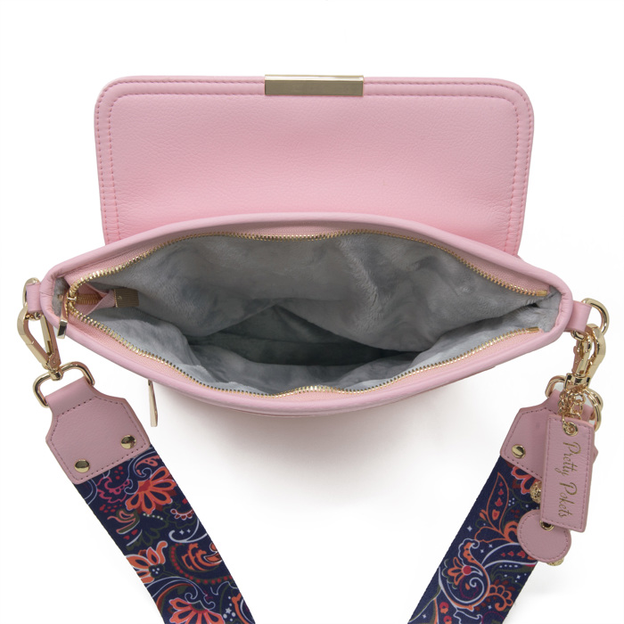 Crossbody Laptop Bag - Mimi Pink