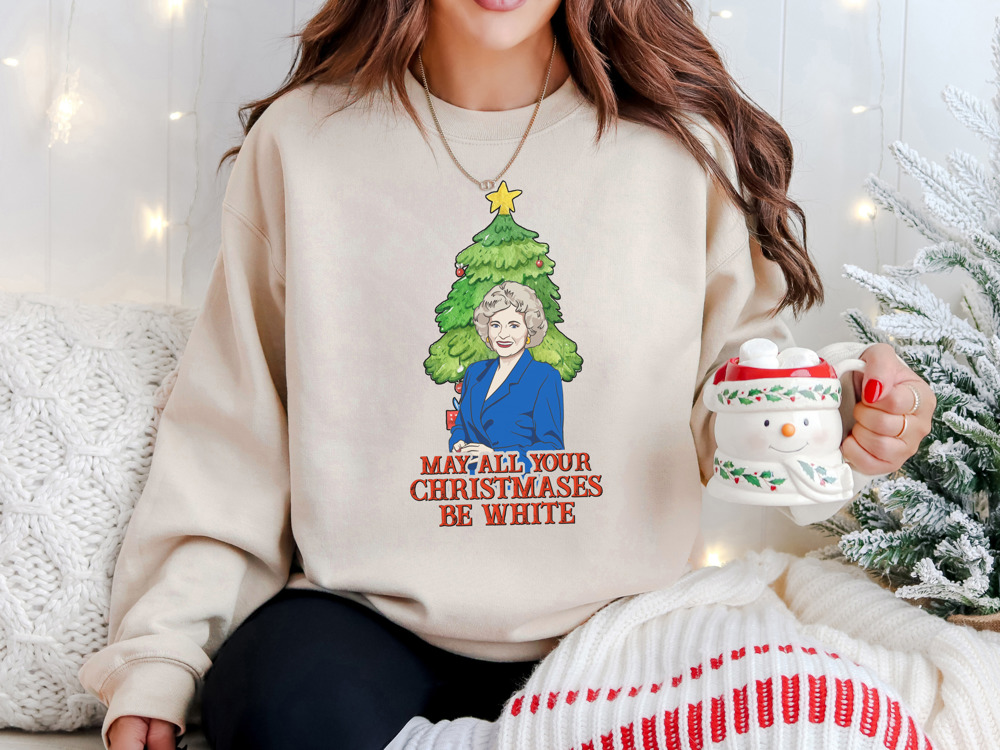 Betty's Golden Christmas Bella Canvas Sweater