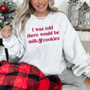  Milk & Cookies Bella Canvas Christmas Sweater