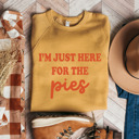  Here for the Pies Bella Canvas Soft Fleece Sweaters