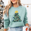  'Be The Light' Christmas Faith Bella Canvas Sweater