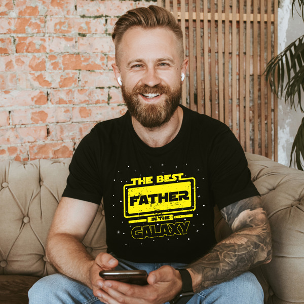 Best Father In The Galaxy Parody Fandom Gift Tee