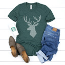  Cozy Oh Deer Christmas Holiday Bella Canvas Tee