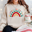  Christmas Teacher Cute And Soft Holiday Bella Canvas Sweater