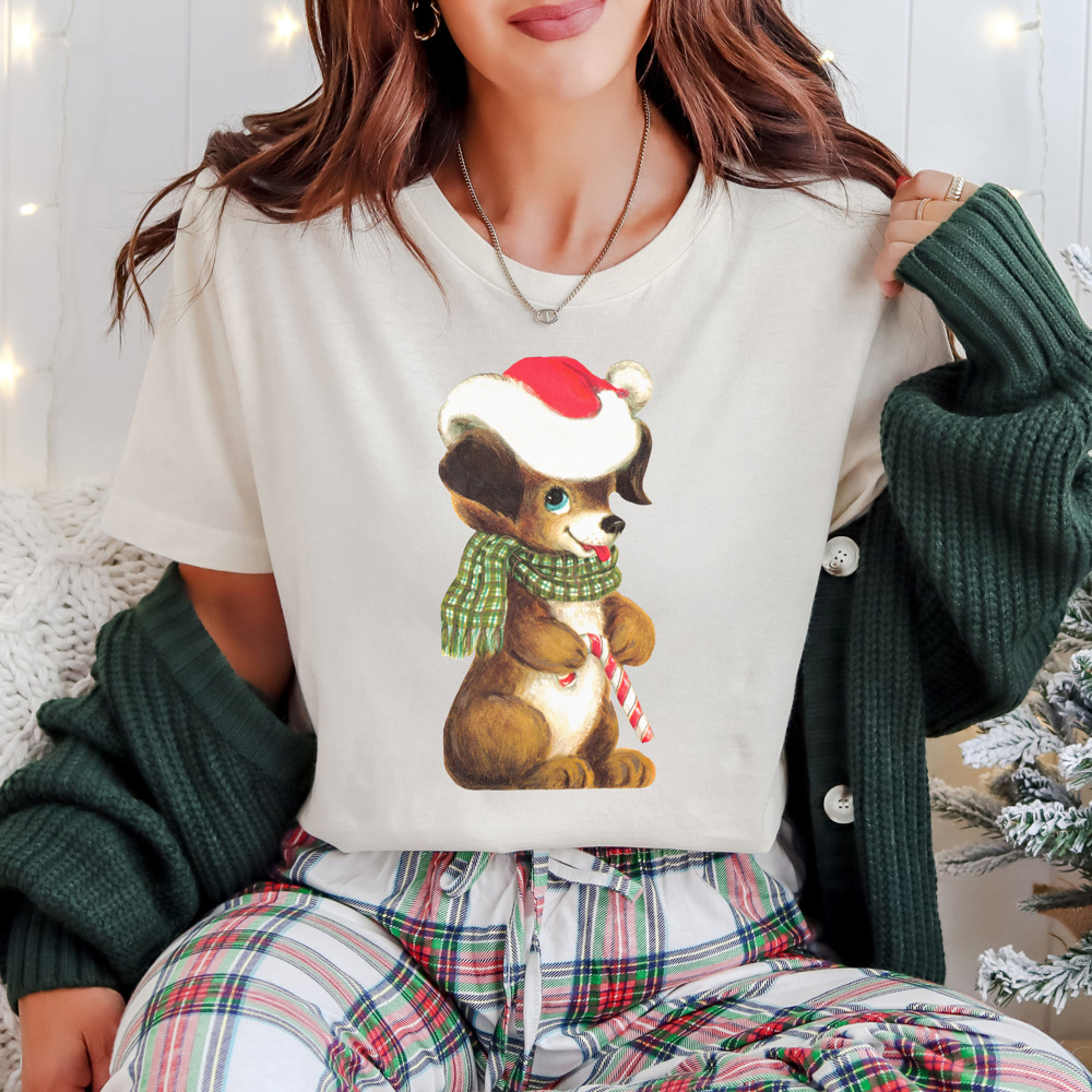 Nostalgic Christmas Holiday Print Bella Canvas Tee