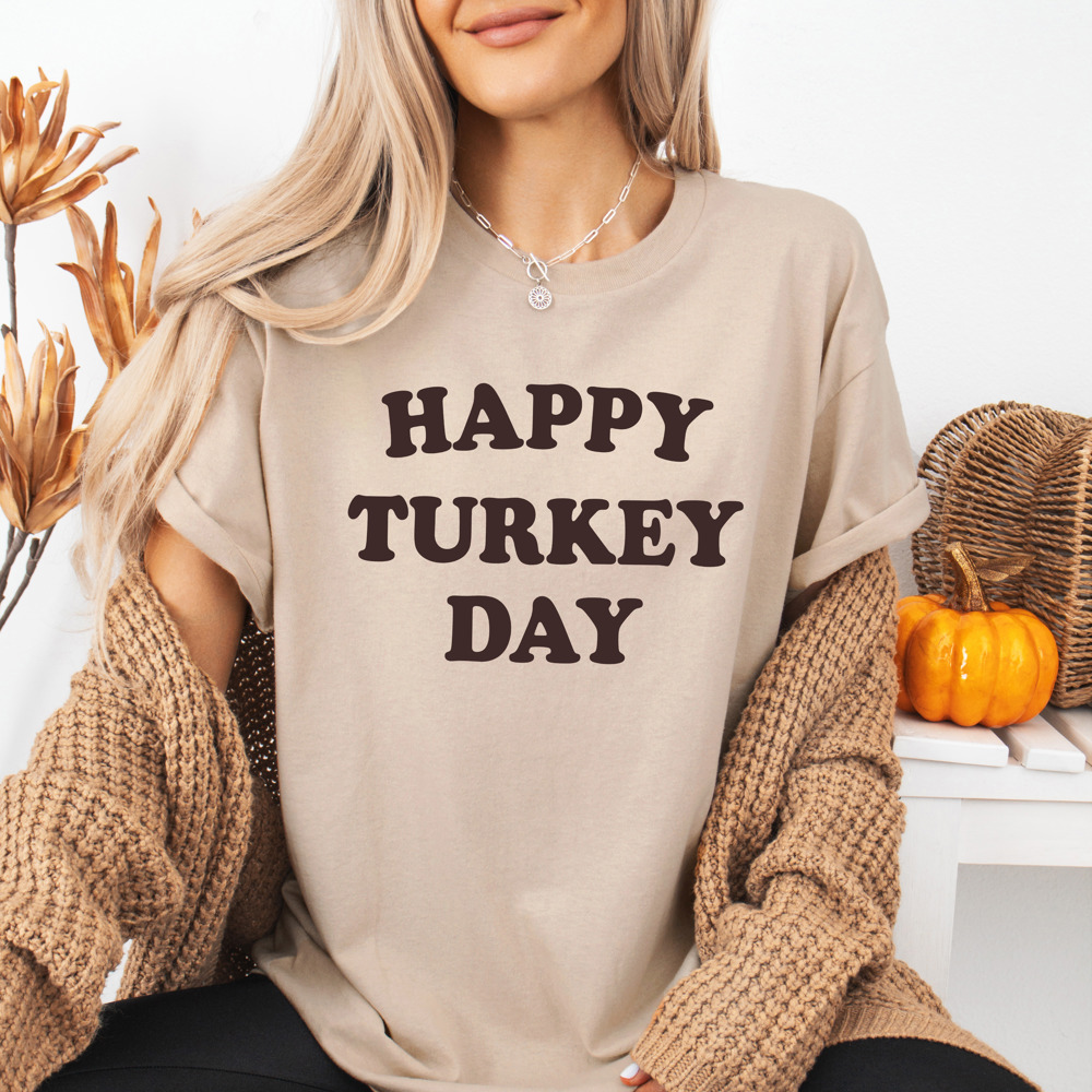 Turkey Day Trendy Bella Canvas Graphic Tee