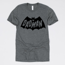 Medium Heather Grey: Dadman Parody Dad Gift Bella Canvas Tees