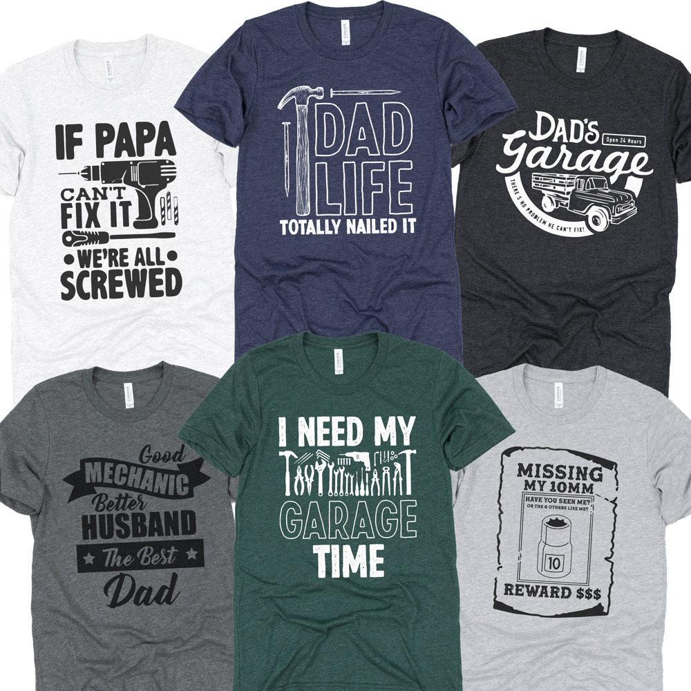 Dad's Garage Soft Bella Canvas Gift Tees