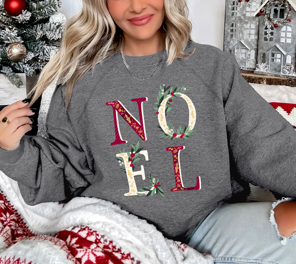 Cozy Christmas Noel Bella Canvas Sweaters