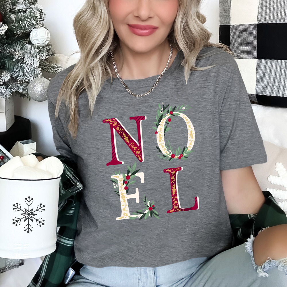 Noel Christmas Style Soft Print Graphic Tee