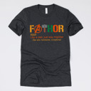 Medium Heather Charcoal: Fathor Parody Dad Gift Bella Canvas Tees