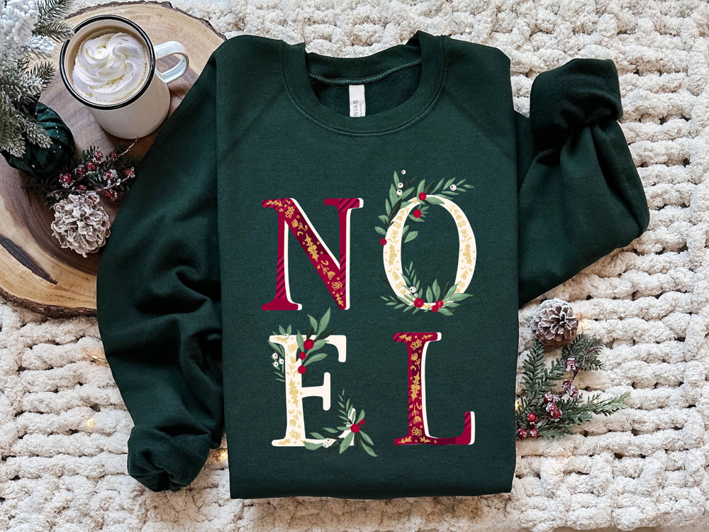 Cozy Christmas Noel Bella Canvas Sweaters