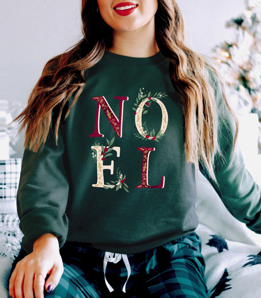 Cozy Christmas Noel Bella Canvas Sweaters