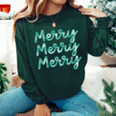  Minty Merry Merry Merry Bella Canvas Sweaters