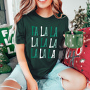  Minty Fa La La La La Christmas Graphic Tees