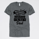 Medium Heather Grey: Good Mechanic Better Husband The Best Dad Dad's Garage Soft Bella Canvas Gift Tees