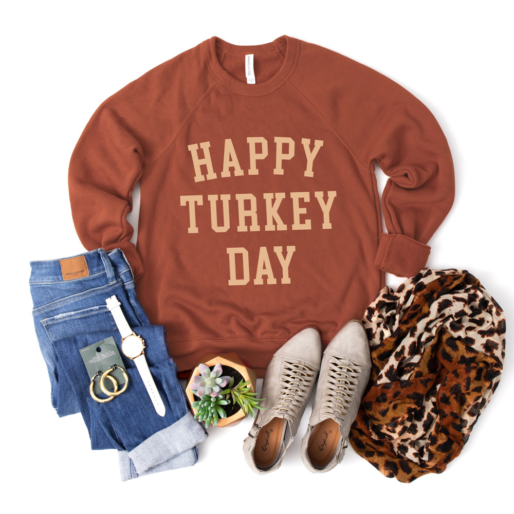 Classic Premium Bella Canvas Thanksgiving Fleece Sweaters