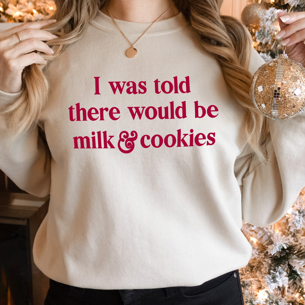 Milk & Cookies Bella Canvas Christmas Sweater