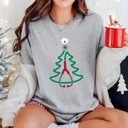  Festive Christmas Nurse Bella Canvas Graphic Tee