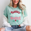  Santa's Favorite Nurse Christmas Graphic Tee