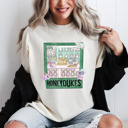 Small Ivory Wizarding Village Sweets Shop Movie Inspired Comfort Colors Tee