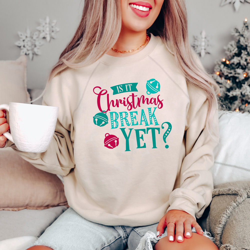 Funny Bella Canvas Teacher Break Sweaters