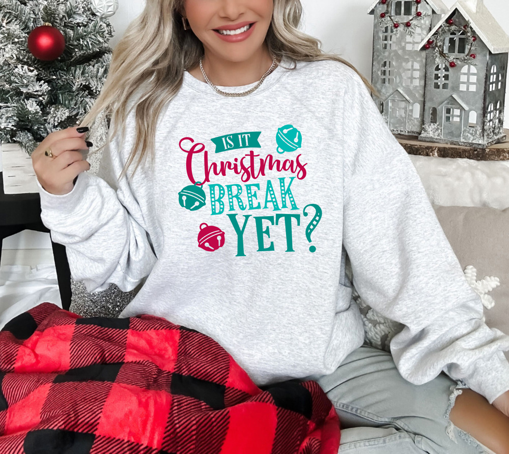 Funny Bella Canvas Teacher Break Sweaters