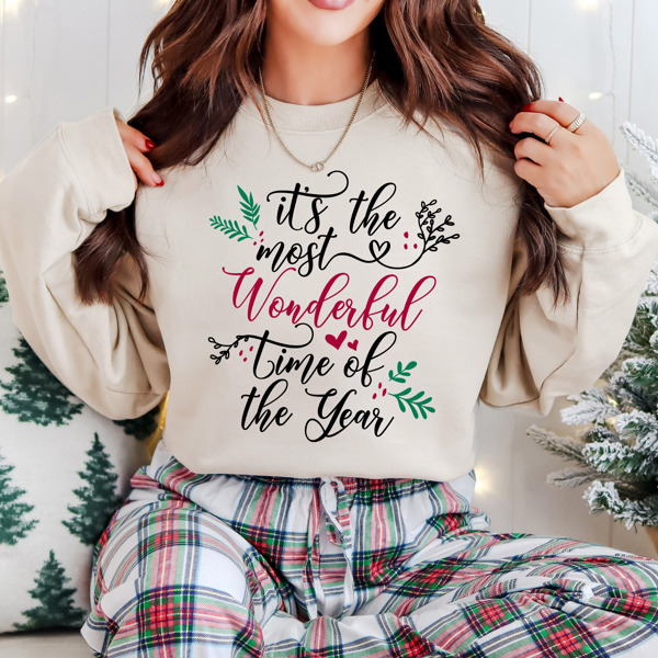 It's The Most Wonderful Time Of The Year Classic Bella Canvas Sweater