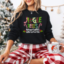  'Jingle Bells Batman Smells Robin Laid An Egg' Bella Canvas Sweater