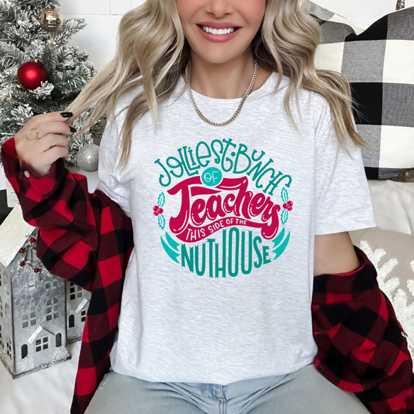 Silly Christmas Teacher Graphic Tee