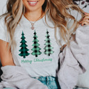 Small Ash A Minty Merry Christmas Trees Graphic Tee