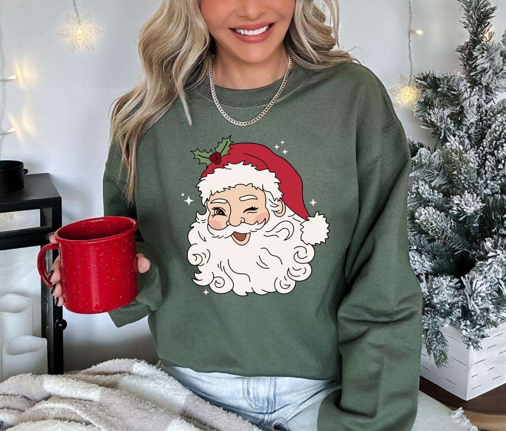 Bella Canvas Soft Santa Holiday Sweaters