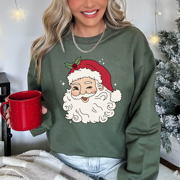 Bella Canvas Soft Santa Holiday Sweaters