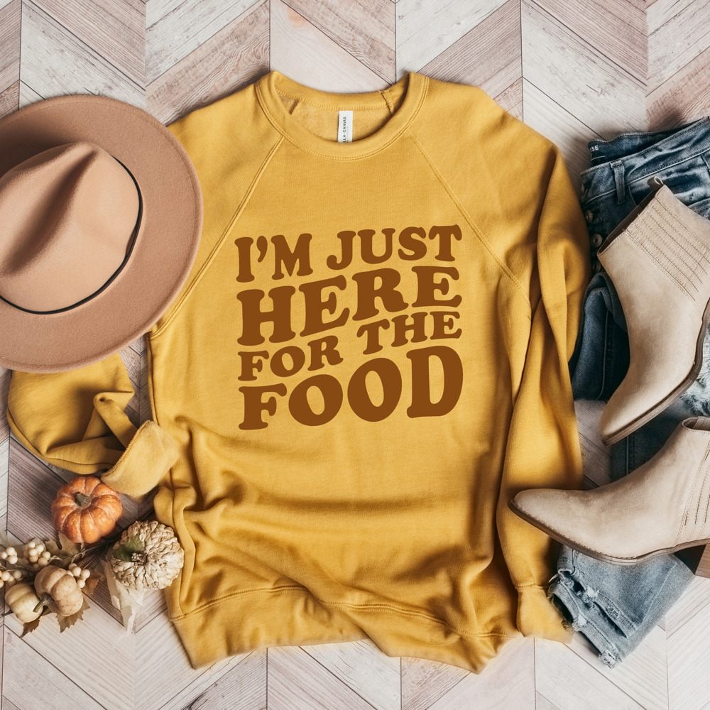 Thanksgiving Foodie Bella Canvas Sweaters