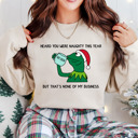  Trendy Naughty Christmas List Meme Bella Canvas Sweater