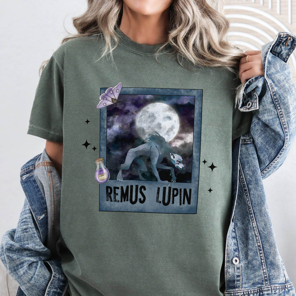 Magical Werewolf Wizard Inspired Movie Comfort Colors Tee