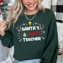  Bella Canvas Santa's Favorite Teacher Holiday Sweater