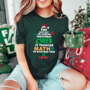 Small Forest Math Christmas Teacher 'Spread Christmas Cheer' Bella Canvas Tee