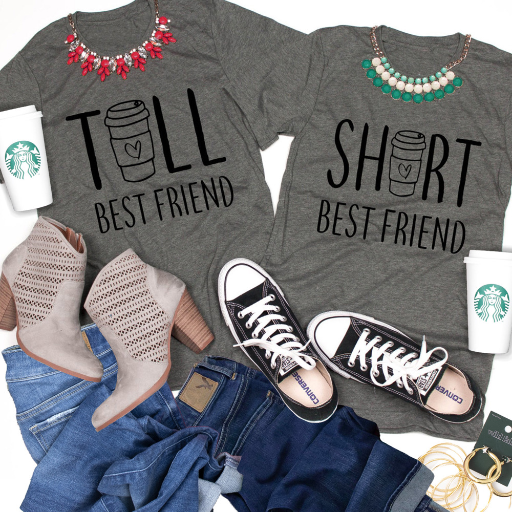 Best Friend Bella Canvas Matching Christmas Gift Tees