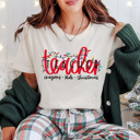  Cute Teacher Christmas Gift Bella Canvas Tee