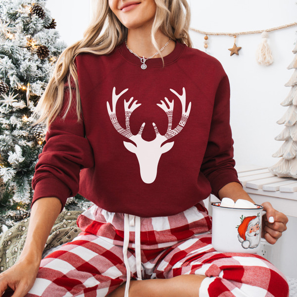 Oh Deer Holiday Bella Canvas Sweater