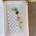  Personalized or Checkered Acrylic Cowgirl Charm Bookmark