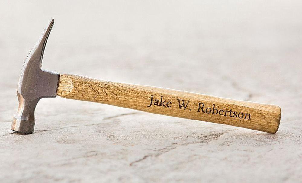 Personalized Hammer for Dad, Husband, Grandpa - Choose from Initials, Name or Message Engraving