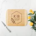  Personalized 11x14 Bamboo Cutting Board - Choose from 4 Floral Designs