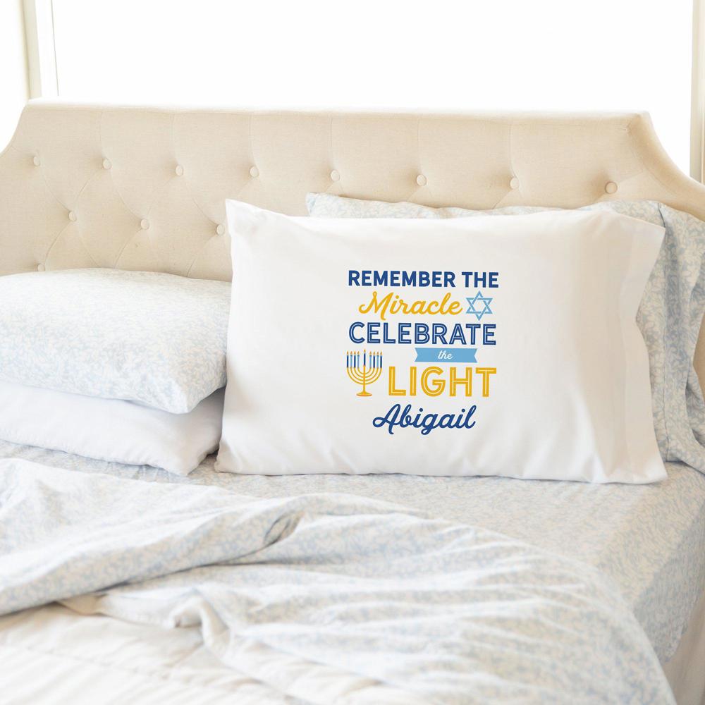 Personalized Hanukkah Pillowcases - Choose from 4 Designs