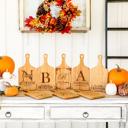  Personalized Mini Handled Bamboo Cutting Board - 5" x 11" - Choose from 8 Engraving Designs
